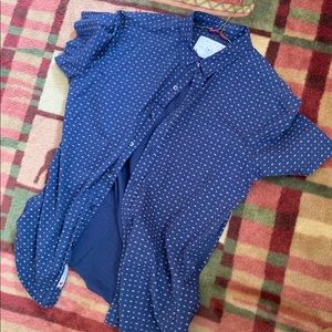 Short Sleeved Patterned Shirt